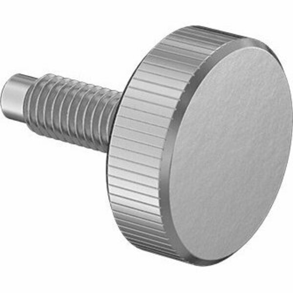 Bsc Preferred Stainless Steel Knurled-Head Extended-Tip Thumb Screw M8 x 1.25mm Thread Size 25mm Long 98014A641